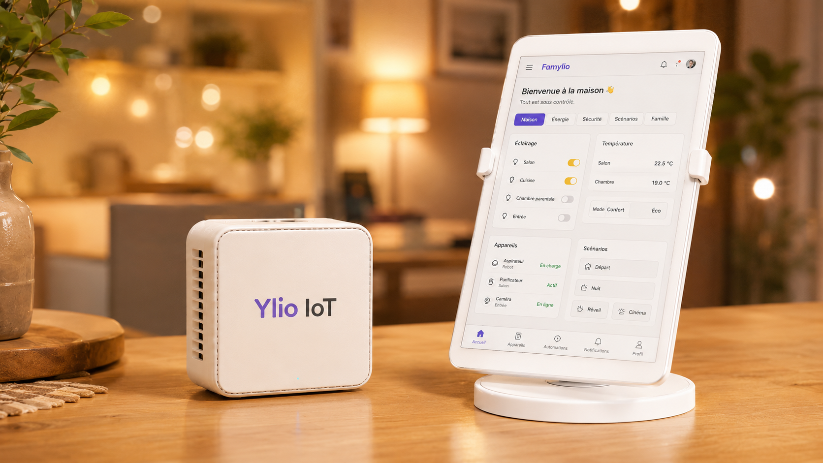 Ylio IoT, passerelle connectée Famylio